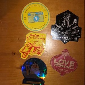 Dutch Bros stickers!! $3 each :)